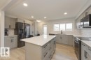 19620 27 Avenue, Edmonton, AB  - Indoor Photo Showing Kitchen With Stainless Steel Kitchen With Upgraded Kitchen 