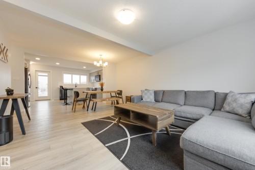 19620 27 Avenue, Edmonton, AB - Indoor Photo Showing Living Room