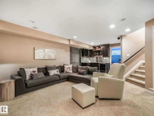 8908 208 Street, Edmonton, AB - Indoor Photo Showing Living Room