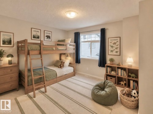 Bedroom featuring light-toned walls and carpet flooring - 97 465 Hemingway Road, Edmonton, AB - Indoor Photo Showing Bedroom