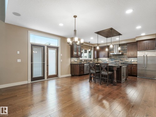 12828 201 Street, Edmonton, AB - Indoor Photo Showing Kitchen With Upgraded Kitchen