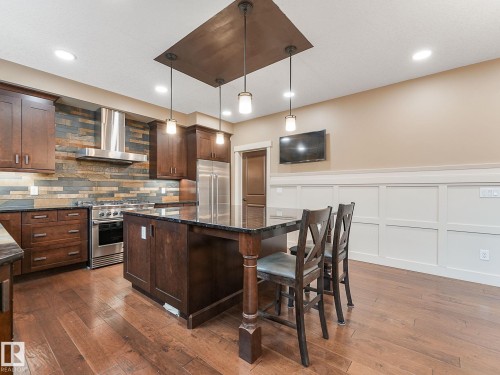 12828 201 Street, Edmonton, AB - Indoor Photo Showing Kitchen With Upgraded Kitchen