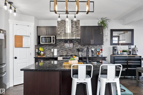 6306 60 Avenue, Beaumont, AB - Indoor Photo Showing Kitchen With Upgraded Kitchen