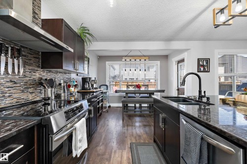 6306 60 Avenue, Beaumont, AB - Indoor Photo Showing Kitchen With Double Sink With Upgraded Kitchen