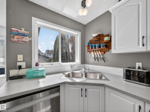 5576 Stevens Crescent Nw, Edmonton, AB - Indoor Photo Showing Kitchen With Double Sink