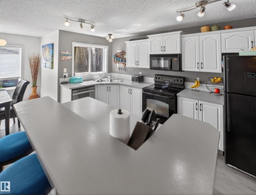 5576 Stevens Crescent Nw, Edmonton, AB - Indoor Photo Showing Kitchen With Double Sink