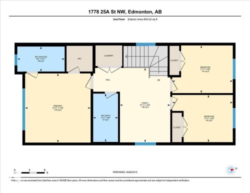 Floor plan - 1778 25A Street, Edmonton, AB - Other
