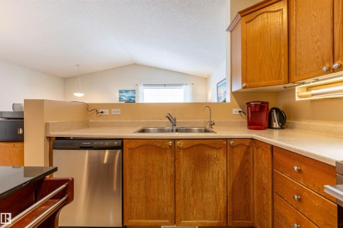 1712 Turvey Bend, Edmonton, AB - Indoor Photo Showing Kitchen With Double Sink