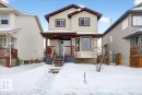 View of front of home with a gate - 150 Acacia Circle, Leduc, AB  - Outdoor With Facade 