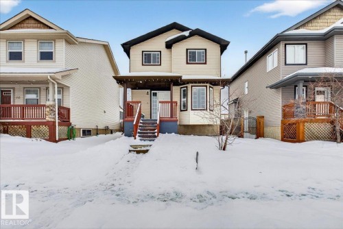 View of front of house - 150 Acacia Circle, Leduc, AB - Outdoor With Deck Patio Veranda With Facade