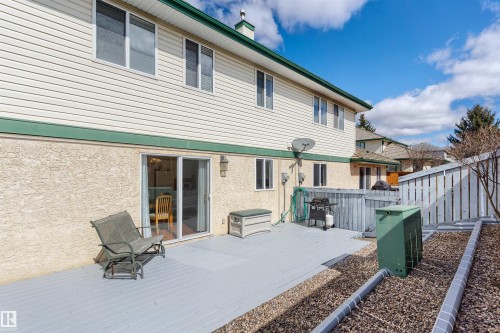 26 11 Hunchak Way, St. Albert, AB - Outdoor With Deck Patio Veranda With Exterior
