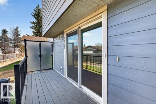 9909 171 Avenue, Edmonton, AB - Outdoor With Deck Patio Veranda With Exterior