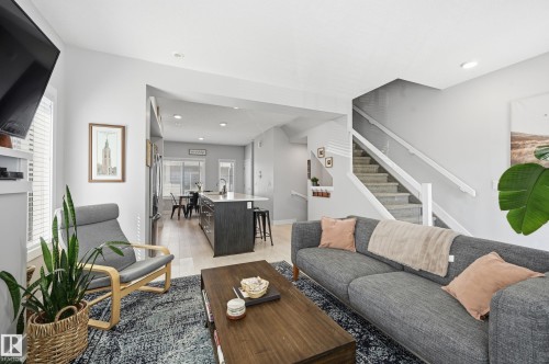 24 215 Saddleback Road, Edmonton, AB - Indoor Photo Showing Living Room