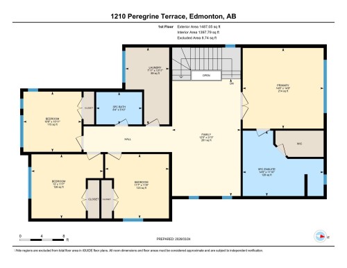 Floor plan - 1210 Peregrine Terrace, Edmonton, AB - Other