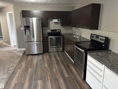 4908 17 Avenue, Edmonton, AB - Indoor Photo Showing Kitchen