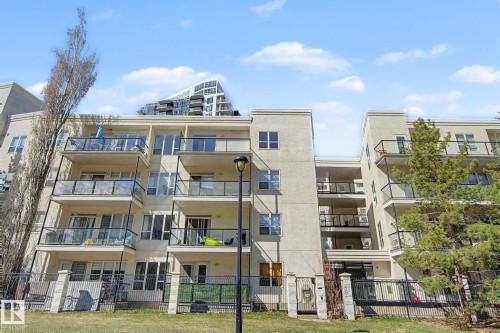 411 10033 110 Street, Edmonton, AB - Outdoor With Balcony With Facade