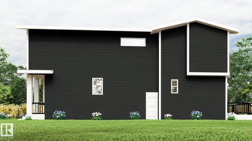 SIDE ENTRANCE TO BASEMENT SUITE - 9616 90 Street, Edmonton, AB - Outdoor With Exterior