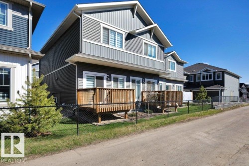 46 603 Orchards Boulevard, Edmonton, AB - Outdoor With Deck Patio Veranda