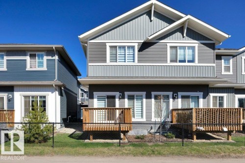 46 603 Orchards Boulevard, Edmonton, AB - Outdoor With Deck Patio Veranda With Facade