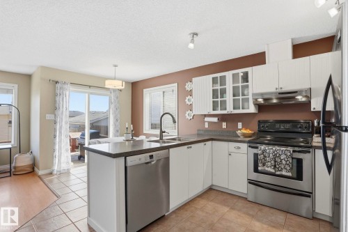 16215 57 Street, Edmonton, AB - Indoor Photo Showing Kitchen With Stainless Steel Kitchen With Double Sink