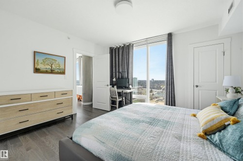 1605 9720 106 Street, Edmonton, AB - Indoor Photo Showing Bedroom