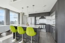 1605 9720 106 Street, Edmonton, AB  - Indoor Photo Showing Kitchen With Stainless Steel Kitchen With Upgraded Kitchen 
