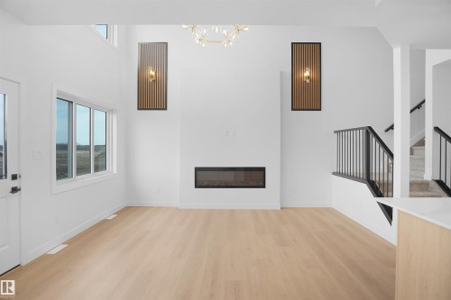 119 Peirwyck Loop, Spruce Grove, AB - Indoor With Fireplace