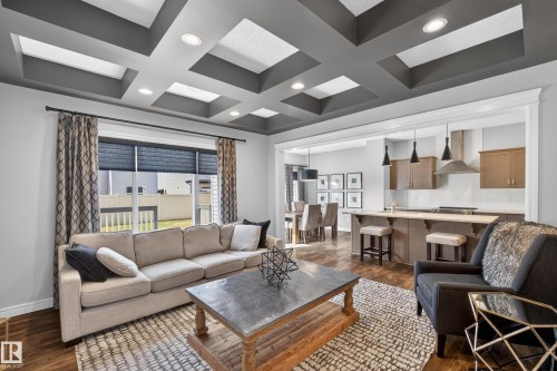 242 Cranberry Bend, Fort Saskatchewan, AB - Indoor Photo Showing Living Room