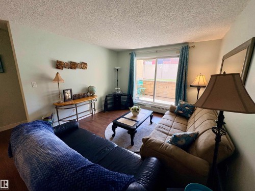 163 10520 120 Street, Edmonton, AB - Indoor Photo Showing Living Room