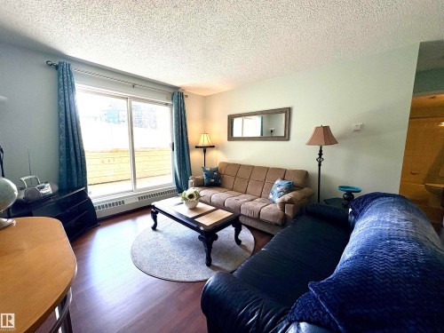 163 10520 120 Street, Edmonton, AB - Indoor Photo Showing Living Room