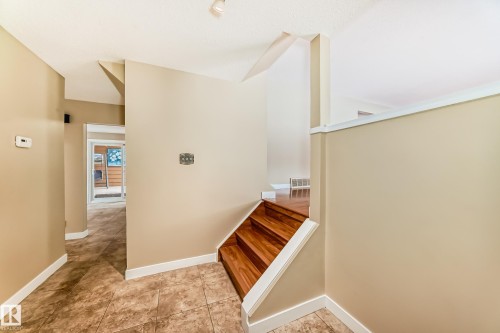 Entrance to the family room, back hall, basement area. - 38 Lancaster Crescent, St. Albert, AB - Indoor Photo Showing Other Room