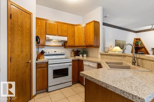 4344 28A Street, Edmonton, AB - Indoor Photo Showing Kitchen With Double Sink