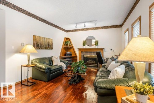 4344 28A Street, Edmonton, AB - Indoor Photo Showing Other Room With Fireplace