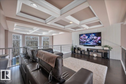 UPPER LOFT MEDIA / FLEX ROOM WITH SPECTACULAR RAVINE VIEWS - 314 Weaver Point(E), Edmonton, AB - Indoor