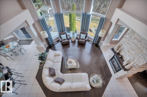 VIEW FROM THE UPPER LOFT - 314 Weaver Point(E), Edmonton, AB - Indoor