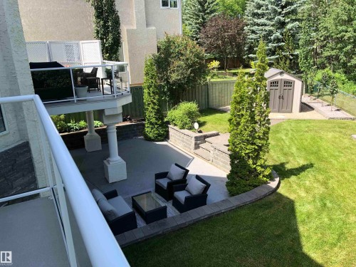 VIEW FROM DINING ROOM PATIO - 314 Weaver Point(E), Edmonton, AB - Outdoor