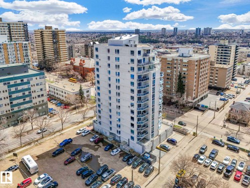 Multi-story residential building featuring numerous private balconies - 305 10504 99 Avenue, Edmonton, AB - Outdoor With View
