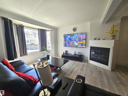 28 3645 145 Avenue, Edmonton, AB - Indoor With Fireplace