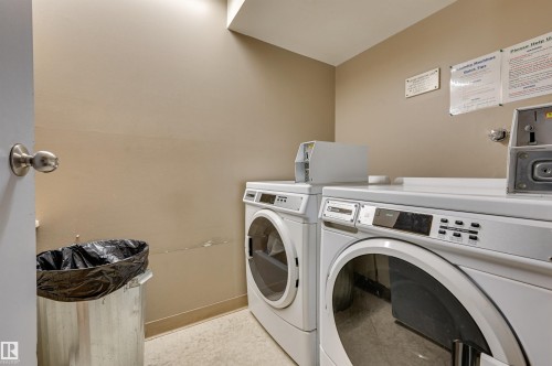 1001 10149 Saskatchewan Drive, Edmonton, AB - Indoor Photo Showing Laundry Room