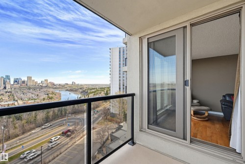 1001 10149 Saskatchewan Drive, Edmonton, AB - Outdoor With Balcony With View With Exterior