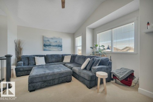 13 Selkirk Place, Leduc, AB - Indoor Photo Showing Living Room