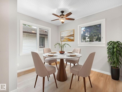 11908 52 Street, Edmonton, AB - Indoor Photo Showing Dining Room
