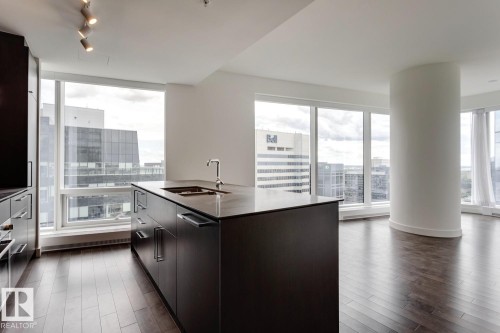 #3307 10360 102 St Nw, Edmonton, AB - Indoor Photo Showing Kitchen