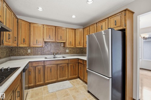 13222 116 Street, Edmonton, AB - Indoor Photo Showing Kitchen With Double Sink