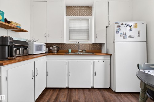 10522 79 Avenue, Edmonton, AB - Indoor Photo Showing Kitchen With Double Sink