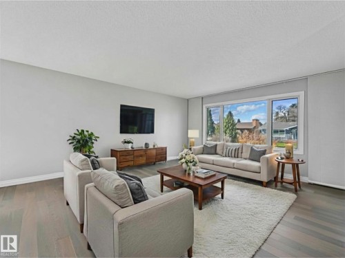 6303 92B Avenue, Edmonton, AB - Indoor Photo Showing Living Room