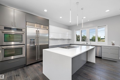 9509 99B Street, Edmonton, AB - Indoor Photo Showing Kitchen With Upgraded Kitchen