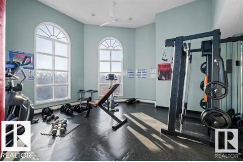 108 9010 106 Avenue, Edmonton, AB - Indoor Photo Showing Gym Room