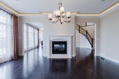 4118 Westcliff Heath, Edmonton, AB - Indoor With Fireplace