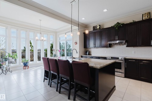 4118 Westcliff Heath, Edmonton, AB - Indoor Photo Showing Kitchen With Upgraded Kitchen